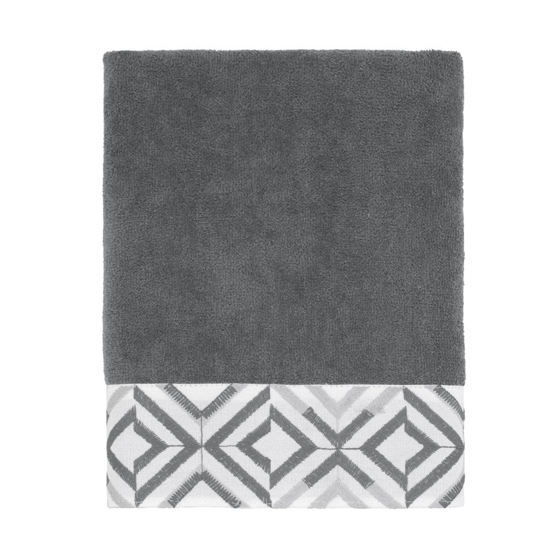 100% Cotton Waffle Hand Towel, Nickel