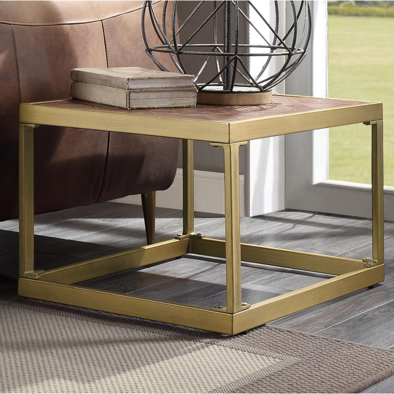 Stevenson Stainless Steel Top End Table