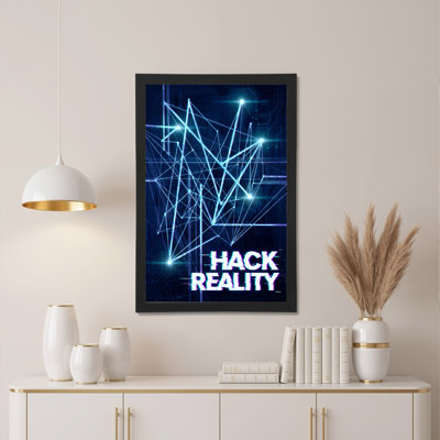 Hack Reality, impression numérique sur toile tendue, impression sur toile