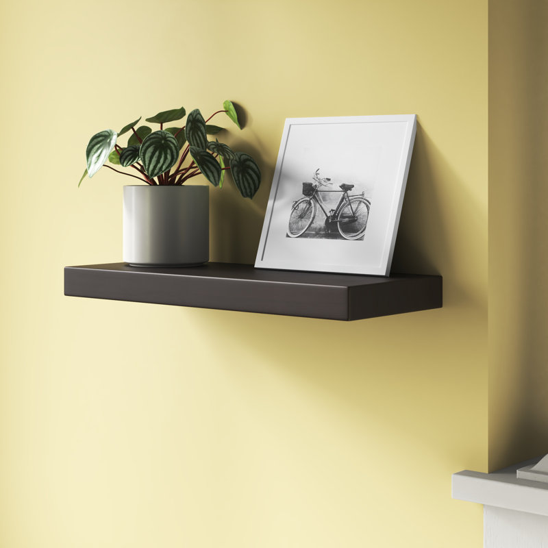 Floating Shelf, Espresso, 2" H x 24" W x 10" D