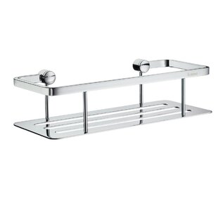 Smedbo 9 7/8 Self-Adhesive Shower Shelf in Polished Stainless Steel, DK3051