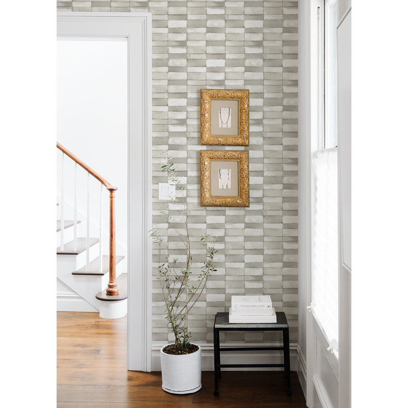 Rouleau de papier peint L 33 pi x l 20,5 po, Argent