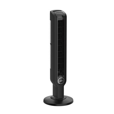 Lasko 36" Tower Fan (4-speed, remote, timer, Black)