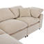 Canapé modulaire surdimensionné avec repose-pieds en L surdimensionné-2139368709
