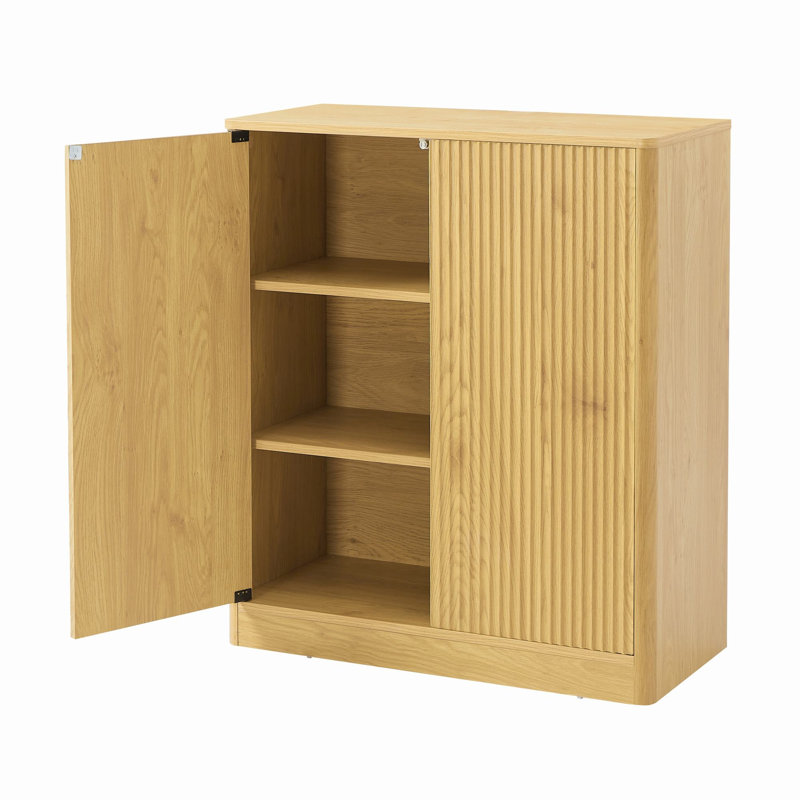 Buffet 34,3 po avec 2 portes, Naturel