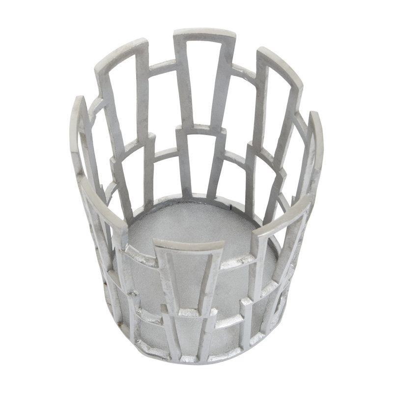 Delphi Aluminum Tabletop Lantern, 30cm H x 18cm W x 18cm D