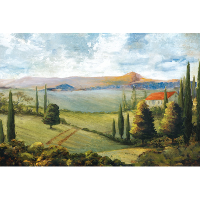 Happy Tuscan - Wrapped Canvas Painting, 20cm H x 30cm W x 3.8cm D