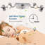 Ventilateur de plafond réversible à intensité variable de 39,37 po avec projecteurs à DEL, télécommande et application-766233649