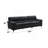 Black Top Grain Leather Sofa