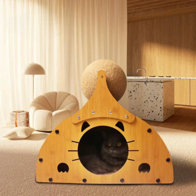 Indoor Multi-Functional Cat Scratcher Condo