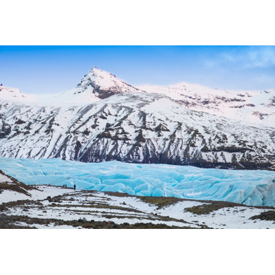 Glacier Iceland 1 Piece Wrapped Canvas Wall Art