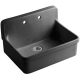 Gilford 30" x 22" x 17-1/2" Wall-Mount/Top-Mount Single-Bowl Kitchen Sink