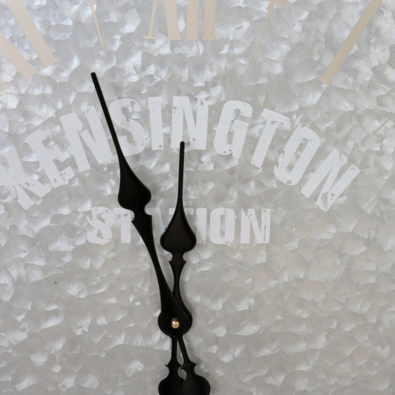 Grant Oversized Wall Clock with Wood Frame