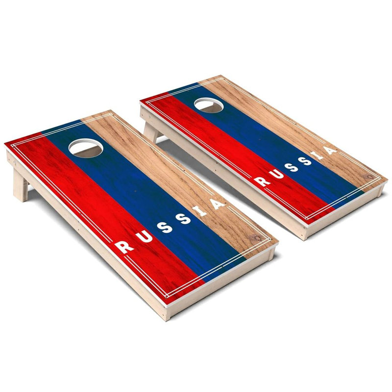 Ensemble de planches de cornhole composites toutes saisons International Flag 2.0, Ajouter un étui de transport