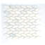 Carreau de marbre et de plancher en marbre poli 12 po x 12 po Marble Wf Winter Frost (10,05 pieds carrés / cas)