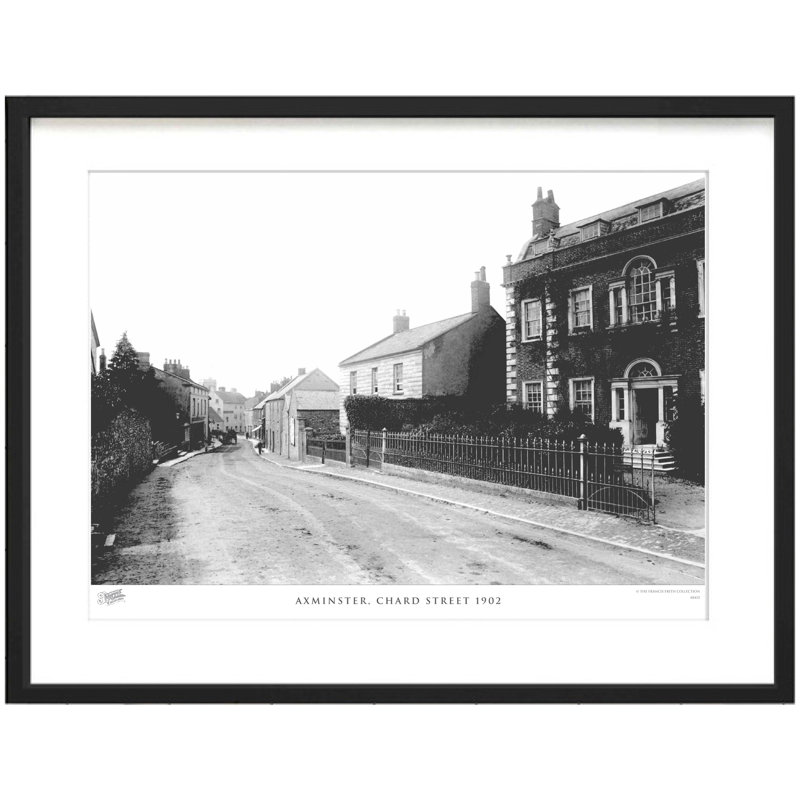 Axminster, Chard Street 1902 - Single Picture Frame Print, 40cm H x 50cm W x 2.3cm D