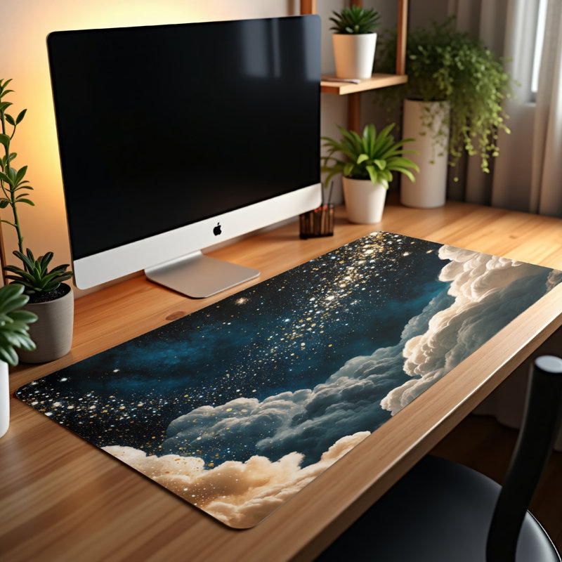 Polyester Desk Pad, 31.5x15.5