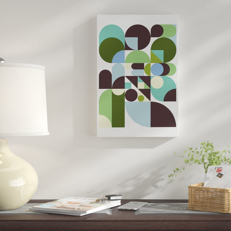 «Pebbles», impression sur toile, H 26 po x l 18 po x P 1,5 po, Pas de tapis, Toile tendue