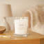 Scented Jar Candle with Glass Holder