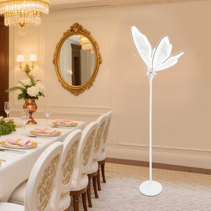 Butterfly Floor Lamp, LED Ambient Light, Wedding Decoration Light