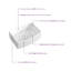 Pure 30" W Single Bowl Fireclay Farmhouse Kitchen Sink Curve Apron