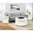 Tavita 3-Piece Round Coffee Table Set With Glass Top And LED Lights