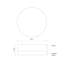 Plafonnier encastré à DEL 1 lumière Bedford-64113370