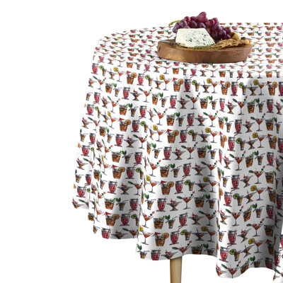 Bingamon Geometric Round Tablecloth