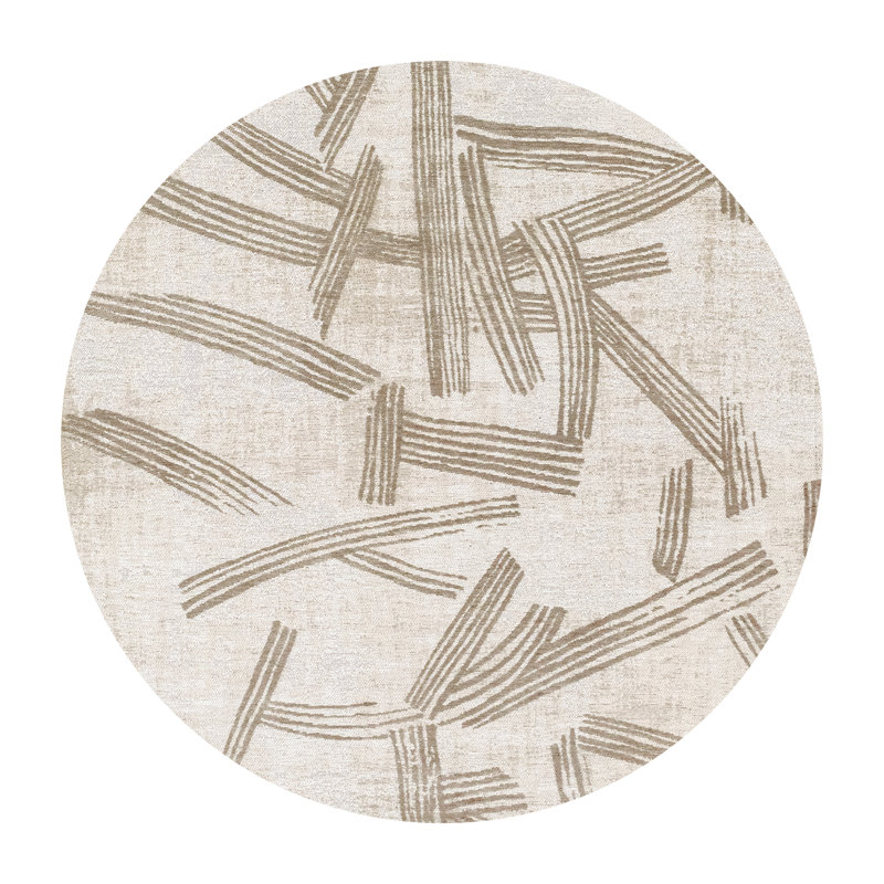 Meditation Kanji Dune Recycled P.E.T Area Rug, Square 140 cm
