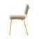 Sixty Upholstered Dining Chair with Metal Frame
