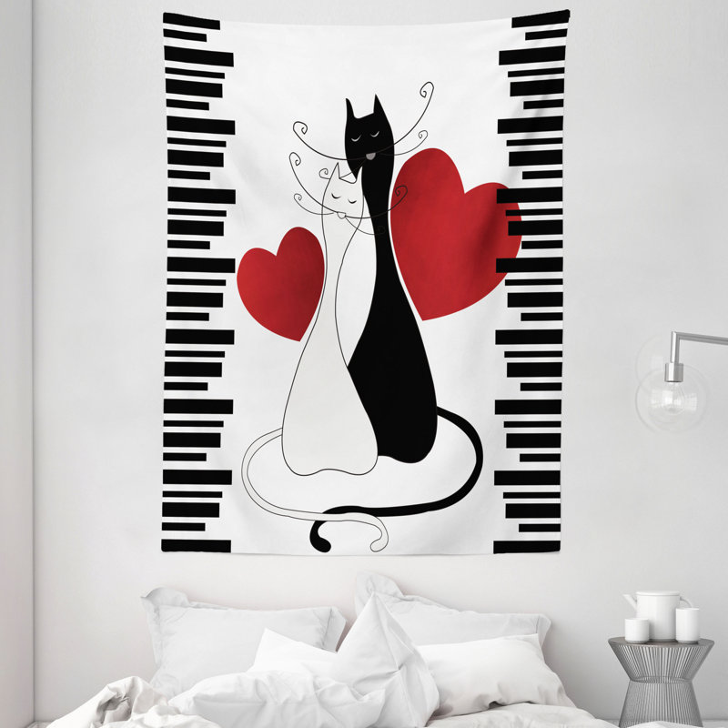 Tapisserie romantique en polyester, H 80 po x l 60 po