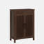 Armoire de rangement spacieuse en MDF pour chaussures, style maison de campagne rustique