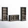 Arantza Entertainment Center for TVs up to 75" with Bookcases