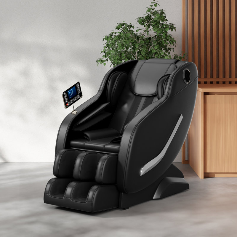 Fauteuil de massage complet, mode zéro gravité, fauteuil de massage des tissus profonds, massage des pieds, 8 rouleaux de massage fixes, écran tactile ACL, chauffe-taille, dent