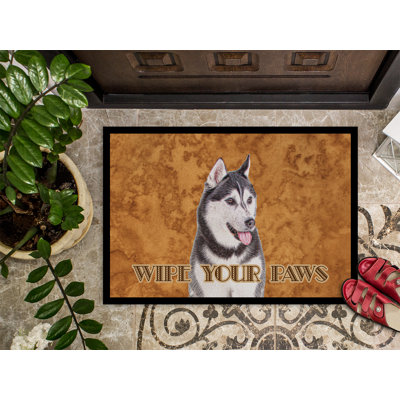 Alaskan Malamute Non-Slip Indoor Doormat