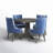 Tannehill 4 - Person Pedestal Dining Set-564269134
