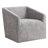 Nice Modern Upholstered Barrel Armchair, 360° Swivel-840522053