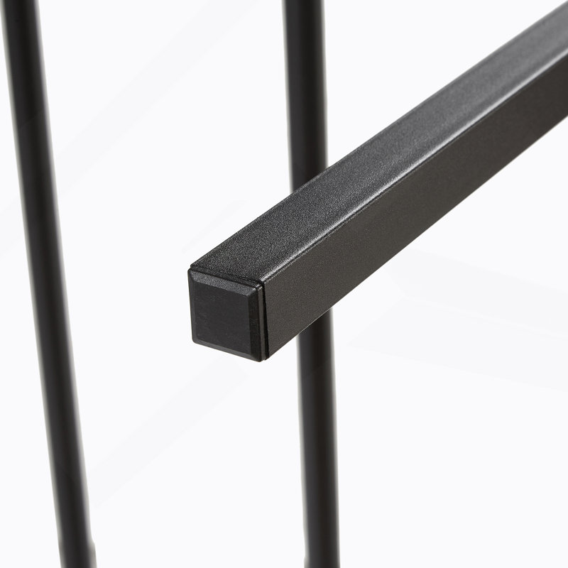 Structure de lit plateforme simple en métal avec LINER USB, lumières DEL, Simple