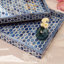 Plateau de service décoratif Gramercy Blue Bone Incrust-1631421694