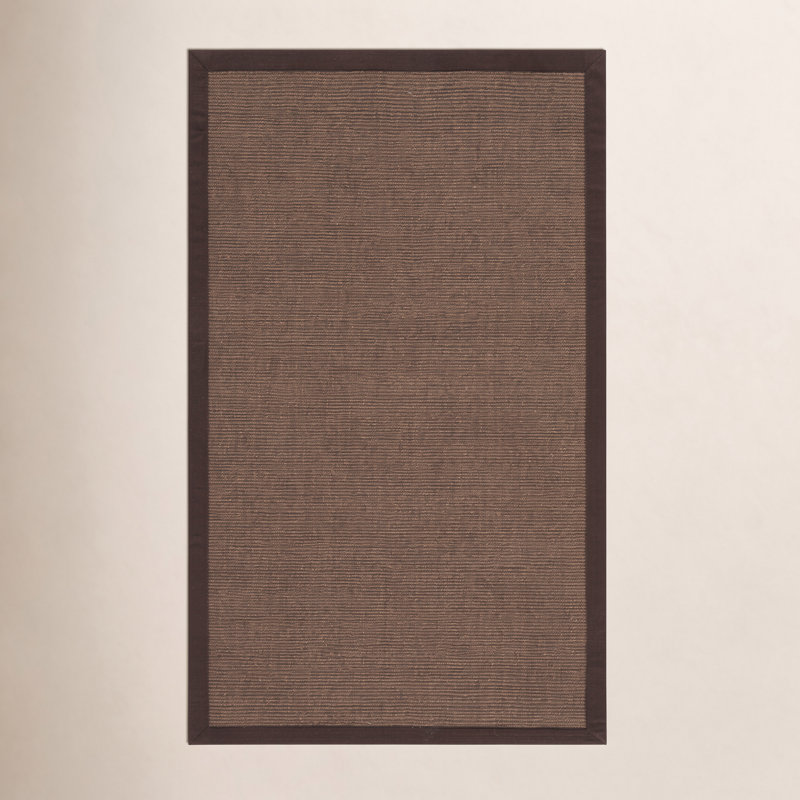 Cybil Auckland Jute Brown Area Rug, Rectangle 3' x 5'
