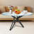 Modern Metal Table Base Pedestal Dinning Table Legs With Suction Cups