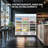 55 Cu.ft Commercial Beverage Refrigerator, 3-Door Glass Display Cooler with 360° Cooling, Frost-Free, LED Lighting, Adjustable Shelves, Energy Efficient Merchandiser for Store Restaurant Bar, White-125989354