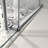 54" Wx 76"H Frameless Single Sliding Shower Door