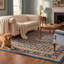 Tapis Waverly traditionnel audacieux de style persan, bleu sarcelle, or et crème, lavable en machine, antidérapant, à poils courts, pour l'intérieur et l'extérieur, adapté aux animaux domestiques, idéal pour le salon, la chambre, la salle à manger, l'entrée, le couloir ou le bureau.-1268022706