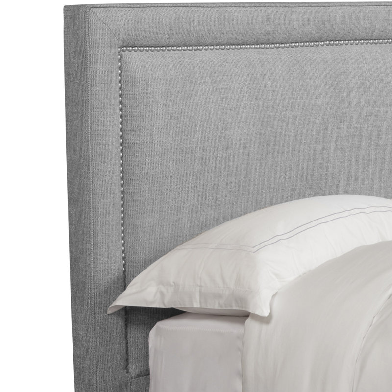 Cody Upholstered Standard Bed, Gray, Queen