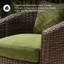 Chaise longue pivotante avec coussin Patrica
