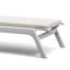 Chaise longue d'extérieur en alliage d'aluminium Siddie
