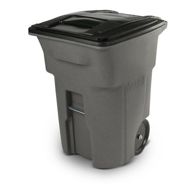 Trash Can With Smooth Wheels And Lid