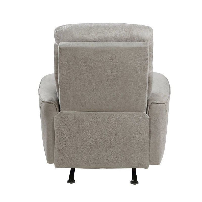 Chaise berçante inclinable de style transitionnel moderne