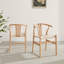 Eriksson Rectangular Solid Wood Extending Table & Carlton Wishbone Dining Chairs - Scandi Inspired-754495082